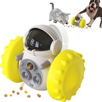 Pet Balance Car Slow Feeder Toy Interactive Treat Dispenser for Dogs Cats Anti-overturn Gravity Move Puzzle Toy Relieve Anxiety