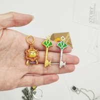 Genshin Impact Alhaitham Keychain Cosplay Sumeru Kaveh Al Haitham Lion Key Set Keyring For Women Men Bag Pendant Game Jewelry
