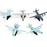 4D Assembled Aircraft Model Airborne Warning Aircraft 1/240 Y-8 Transport Aircraft Plastic Military Toy Pendant