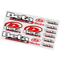 AliExpress NONE 12PCS FOR Beta Racing Waterproof Decals Set Moto Motocross Helmet/Bike Decorative Stickers