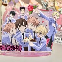 Anime Ouran High School Host Club Tamaki Suou Kyoya Ootori Acrylic Stand Desktop Ornament Cosplay Props Collection Fans Gifts