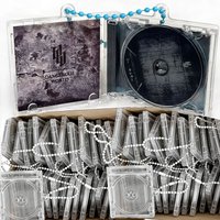 10PCS Peripheral Commemorative Blank Album Mini CD Case DIY Keyring Hanging Decoration CD Player Pendant Key Chains