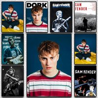 Sam F-Fender ROCK Poster Sticky Wall Art Printing Waterproof Home Living Bed Room Aesthetic Decor