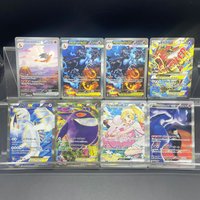 DIY Self-made Anime PTCG Game Card Charizard Mega Charizard Mega Gyarados Lugia Gengar Lillie's Clefairy Collectible Card Gift