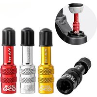 Bike Fork Valve Adapter Schrader Air Inflation Adapter MTB Road Bicycle Fork Accessory
