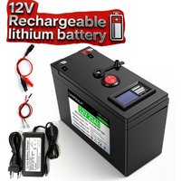 12V 20Ah Rechargeable lithium battery With 20A BMS For Emergency Light Kids Car Outdoor portable power bank (low-power version)