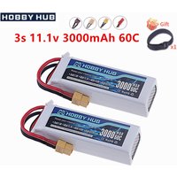 3S Lipo Battery 11.1V 3000mAh 60C with XT60 T XT30 JST Plug For RC Airplane Quadcopter Drone FPV Boat Helicopter 11.1v Battery