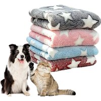 Coral Fleece Pet Sleeping Blanket Soft Fluffy Dog Blanket Warm Breathable Cat Cover Blanket Comfortable Dog Sleeping Hamster Mat