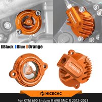 NICECNC For KTM 690 Enduro R 690 SMC R 2012-2023 Engine Oil Filter Cover Cap For Husqvarna 701 Enduro /Supermoto GasGas 700