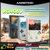 ANBERNIC RG 406V Handheld Game Console 4"IPS Multi-touch Screen Android 13 RG406V Retro Video Games 8G+128G RGB lighting PSP PS2