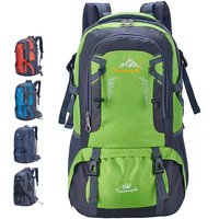 60L Backpack Outdoor Mountaineering Bag Large Capacity Travel Camping Storage Bag Crawling Bag Zipper Portable Lightweight Bag