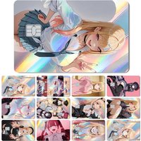 Magic Shark Cute Cosplay Girl Kitagawa Marin Holographic Sticker Laser Skin Film for Debit Bank Credit Card No Fade