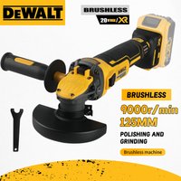 DEWALT DCG409 Flat Head Grinder 125mm 3000-9000RPM 6-Speed Brushless Cordless Cutting Polishing Tool