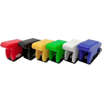 Cap cover Car Boat Truck Illuminated Led Toggle Switch With Safety Aircraft Flip Up Cover Guard 12V20A