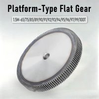 Flat Teeth Gear 1.5M65 75 85 89 90 91 92 93 94 95 96 97 99 100 T 45# Steel Process Hole High Frequency Hardened Cylindrical Gear