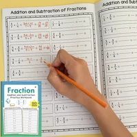 560 Training Questions Math Addition and Subtraction of Fractions Training Step Decomposition Fraction Practice Improvement