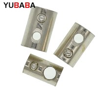 100/50/20 pièces Demi Rond Élasticité en T Écrous À Ressort M3 M4 M5 M6 M8 Pour 2020 3030 4040 454 Profilés en aluminium Rainure