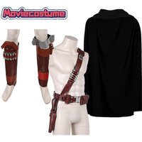 Din Coalplay Djarin Cloak Belt Shoulder Strap 2026 Fantasia Men Knight Disfraz Robe Legcovers Gaiters Halloween Carnival Suit