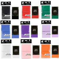 100PCS Matte Standard Size Card Sleeves 66x91mm TCG Trading Cards Protector For Tarot Shield Board Games Magical Cover PKM