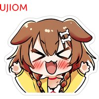 UJIOM For Hololive Inugami Korone Wall Sticker Unique Fashionable PVC Decals Occlusion Scratch Suitable For Bathroom Decor