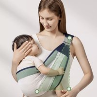 New Ergonomic Front Carry Baby Carrier with Hip Seat Lightweight Infant Sling for Newborn to Toddler 0-24M, All-Season Backpacks