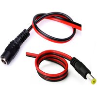 12V 24V Male Female DC Power wire Connector DC 5521 Cable Plug Adapte DC 5521 TV Camera monitoring camera power connector cable