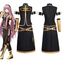 Virtual Singer Megurine Luka Cosplay Costume Women Top Skirt Set Stage Uniform Halloween Carnival Clothes