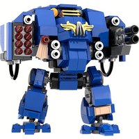 398PCS Warrior Robot Building Blocks Mech Model Sci Fi Game Character Assembly Brick Set Creative Construction Toy Holiday Gift