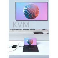 300m HDMI KVM IP Extender Over Rj45 Cat6 Cable 150M USB KVM Ethernet Extender 300m IP Extender HD Video Transmitter and Receiver