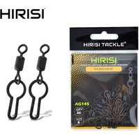 Hirisi 10pcs PVA Mesh Swivel Clips for Carp Fishing Terminal Tackle AG145