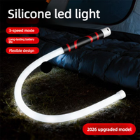 Cross-border new product: flexible mechanical light, portable flashlight, work light, bendable LED flashlight