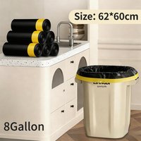 8 Gallon/30L Drawstring Trash Bags 62x60cm Suitable for Home Kitchen Bathroom Office