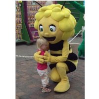 New Adult Hot Sale Foam Maya The bees Fancy Cartoon Mascot Costume Plush Christmas Fancy Dress Halloween Mascot Costume