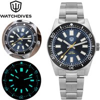 Watchdives WD1965 Watch VH31 Sweep Second Movement BGW9 Luminous Domed Sapphire Crystal 20Bar Waterproof 38mm Vintage Watches