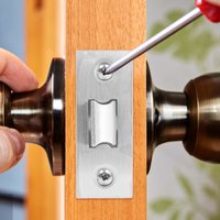 Tubular Latch 60Mm Stainless Steel Adjustable Interior Mortice Latch for Door Handles Safety Security Hardware Golden Finish