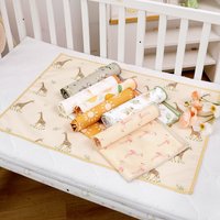 Elinfant Windel-Wickelunterlage, wasserdicht, zum Wechseln, Spielmatte für Babys, tragbar, faltbar, waschbar, Wickelunterlage