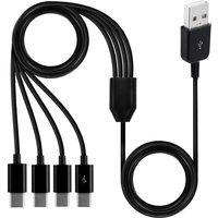 1.5m 1m 0.3m Type-C 1 to 4 3 2 Port Type C USB C to USB Y Splitter Multiple Charging Date Cable Cord For Smartphone Tablet