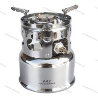 A42 Alcohol Stove, Alcohol Vaporizer Stove, Used for Warm Tea Brewing Tea Outdoor Integrated Camping Picnic Stove