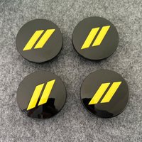 4pcs X 63mm Car Logo Wheel Center Hub Caps Rim Cover Emblem Sticker for Dodge Charger Challenger Hell Cat SRT for Chrysler 300C