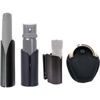 Tactical Rotation Retractable Baton Case Holster Universal Self Defense Baton Holder Spray Flashlight Case Handcuff Pouch