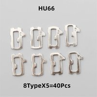 XIEAILI OEM 40Pcs HU66 Lock Repair Accessories Car Lock Reed Lock Plate For Vw K84