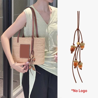 Cowhide Acorn Tomato String Bag Charm Exquisite Pendant Woman Luxury Design All-match Cute Backpack Pendant Bag Accessories