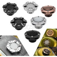 Motorcycle Mesh Style Low-Profile Vented Fuel Tank Gas Cap with Right-Hand ThreadsTanks For Harley-Davidson Sportsters 1982-2020
