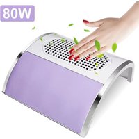 LULAA Powerful Nail Vacuum Dust Collector Electric Nails Filter for Manicure Nail Fan Dust Collector with 2 Powerful Nail Fan