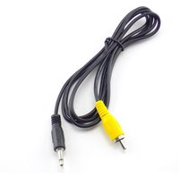 3.5mm Mono Plug to RCA Male Jack Video AV Cable 1.5Meter W28