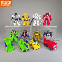 Blokees Transformers Defender Series Starry Edition V2 Optimus Prime Megatron Starscream Bumblebee Assembly Blocks Toy Kid Gifts