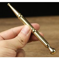 Acupressure Spoon Handheld Acupuncture Roller Body Massager 1Pcs Brass Dual Head Facial Massage Stick Skincare Tool