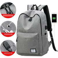 Trendy men and women Minimalist Backpack Versatile Backpack Large Capacity Student Backpack Computer Travel Bag Washable