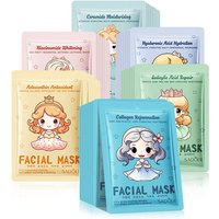 10pcs SADOER Hyaluronic Acid Face Mask Collagen Moisturizing Hydrating Facial Sheet Mask Korean Skin Care Products