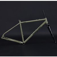 Gravel Chrome Molybdenum Steel 4130 Highway Bike Frame Carbon Fiber Front Fork 700Cx46cm/50cm Disc Brake Bike Frame